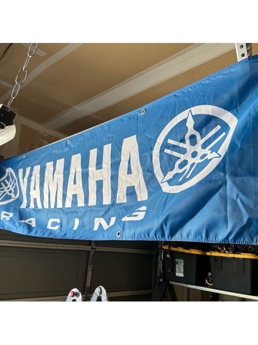 Yamaha Supercross Racing Banner Flag 2x8 FT Motocross ATV Motorcycle Moto Bike